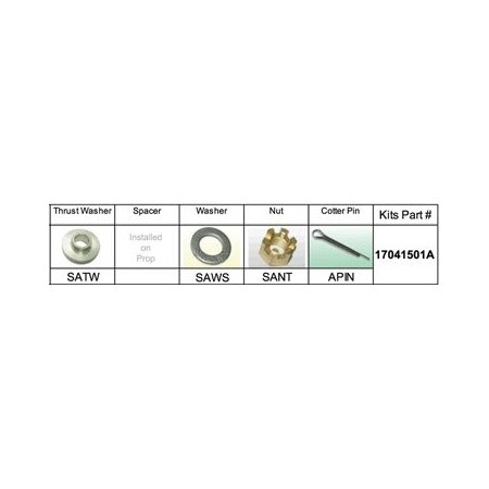 Solas Sa-Pkt Suz Kit Df15A&Df20A, No 17041501A 17041501A